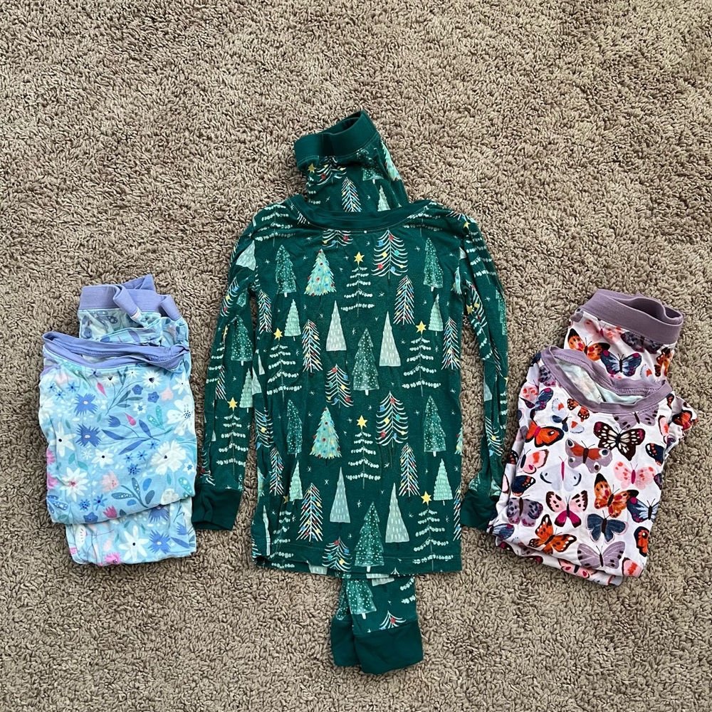 Little Sleepies Girl’s Pajamas Size 4T